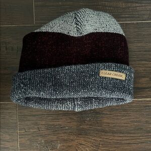 Clear Creek Two-Tone Knit Beanie